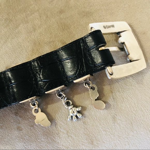 Brighton Disney Croco Embossed Leather Belt Size S. Gently Used - Picture 8 of 9